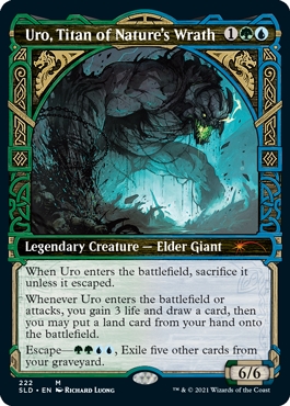 Uro, Titan of Nature's Wrath Secret Lair Drop - Kaldheim Frame